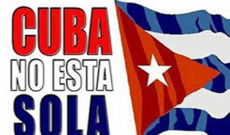 Crece solidaridad internacional con Cuba