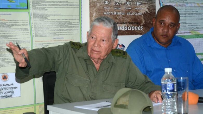 Pardo Guerra en Sancti Spíritus: la prevención es lo más importante