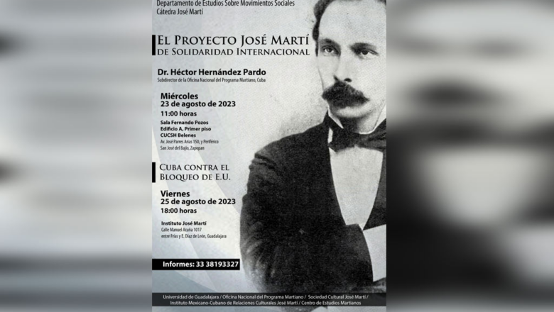 Cuba promociona Proyecto José Martí de Solidaridad Internacional en Guadalajara