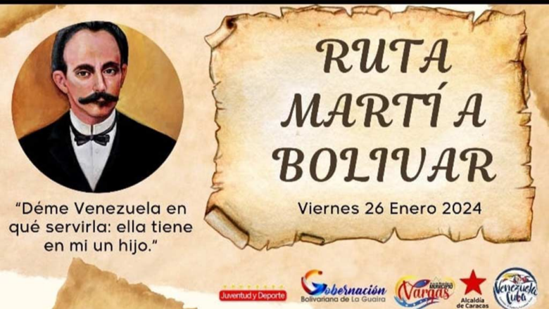 Rememoran en Venezuela 143 años del arribo de José Martí a La Guaira