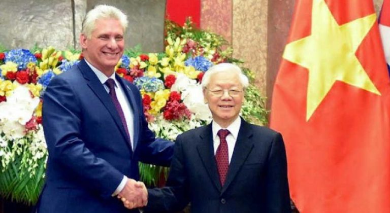 Presidente de Cuba lamenta fallecimiento de máximo líder partidista de Vietnam