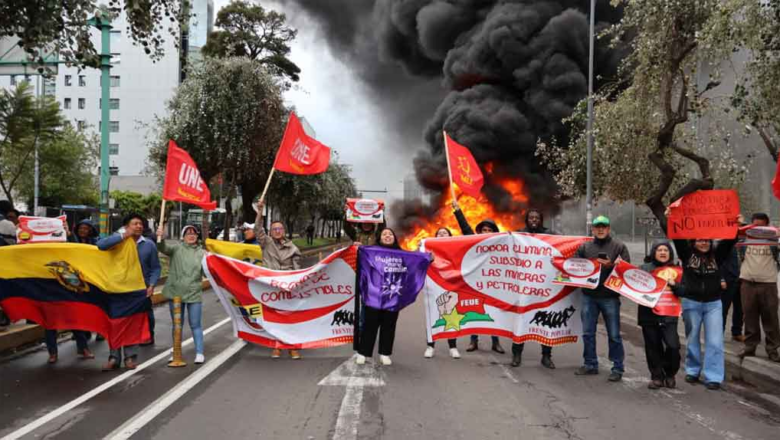 Ecuatorianos protestarán contra medidas del Gobierno