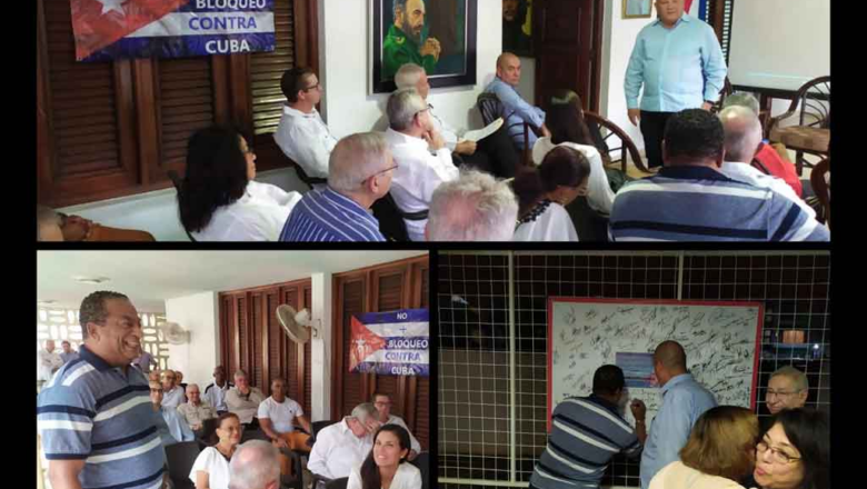 Cubanos residentes en Dominicana dialogan con viceprimer ministro