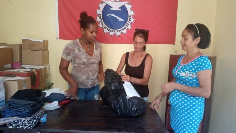 Trinidad suma su ayuda a las familias damnificadas en el oriente de Cuba